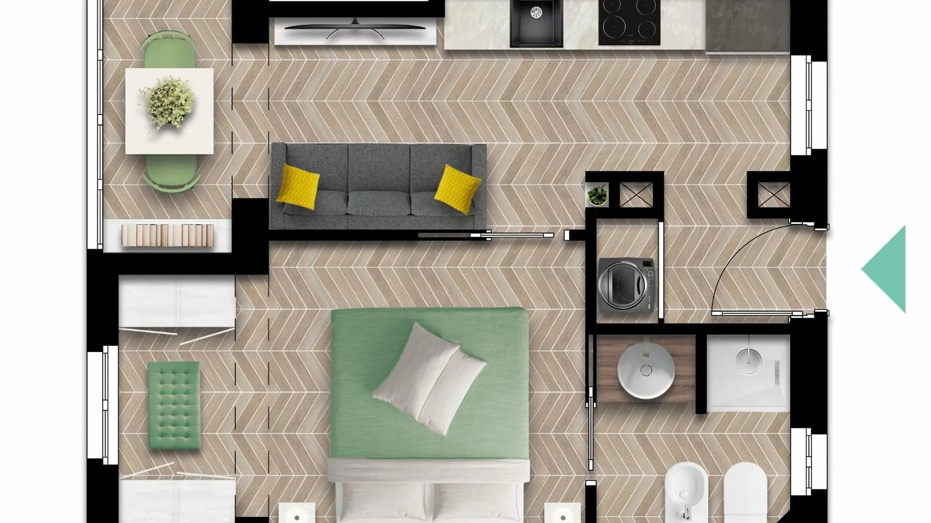 Apartment Portaverde Miniloft - Affitti Brevi Italia Milan